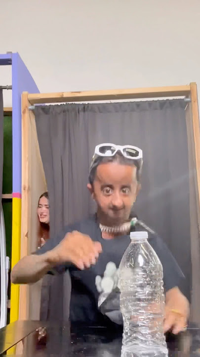 Bottle Flip Challenge 🤣 ​⁠@babyalien1111 #funny #shorts #viralshorts