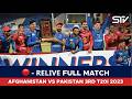 🔴 RELIVE | Afghanistan vs Pakistan | 3rd T20I 2023 | Full Match Replay | 3D1T