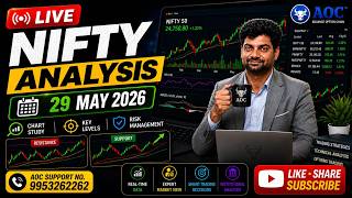 Nifty Live Trading - 29 May 2026 | Master F&O, NIFTY and STOCK with AOC Calculator