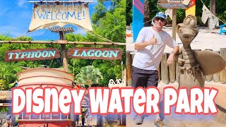 Disney's Typhoon Lagoon Water Park 2024! | Crowds, Water Slide POVs & Mini Donuts!