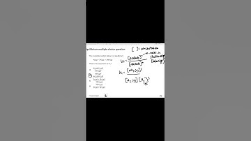 How an A* student answers Equilibrium multiple choice question OCR #alevelchemistry