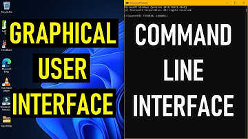 What is the DIFFERENCE Between GUI and CLI - Tech Tutorials