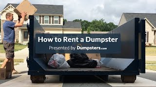 How to Rent a Dumpster with Dumpsters.com