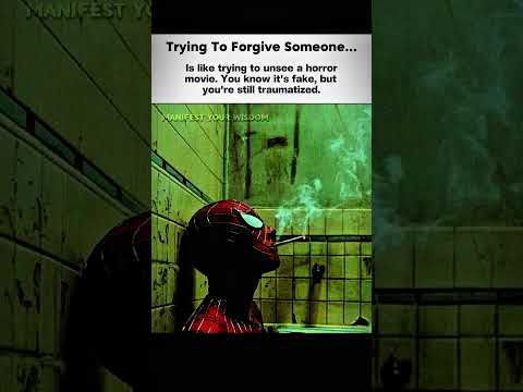 Forgiving Someone Is Like Unseeing a Horror Movie... It Still Haunts You #deepthoughts #shorts