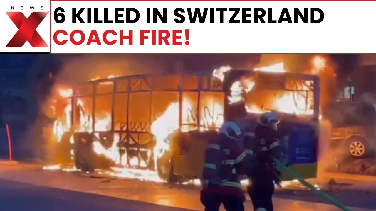 Six Dead After Bus Fire In Kerzers Switzerland As Police Launch Probe ...