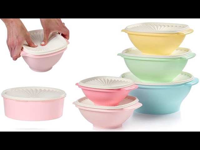  Tupperware Heritage Collection 10 Piece Nested