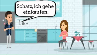 Deutsch lernen A1 - Lektion 7 - Dialoge | Einkaufsdialoge führen | Imperativ |