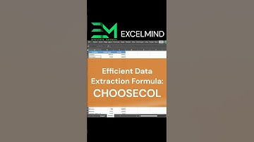 Efficient Data Extraction: Streamlining With Choosecol Formula