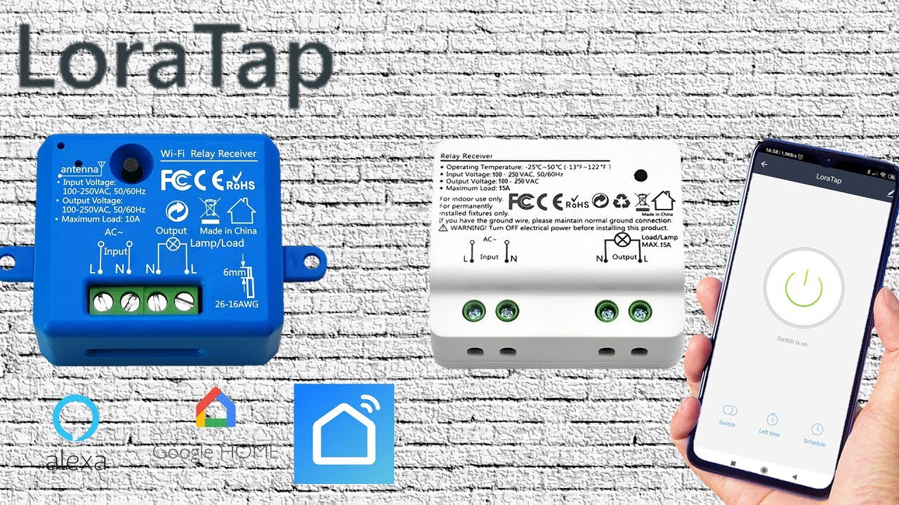 Interruttore A Muro Smart USA Interruttore Intelligente A Parete WiFi Touch Panel - Controllo App, Timer, Compatibile Con Alexa E Google Home (Standard USA) Interruttore Smart WiFi Touch
