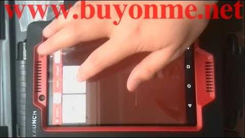 How to operate Launch X431 V 8inch Launch X431 Pro 8inch Auto Diagnostic Tool?