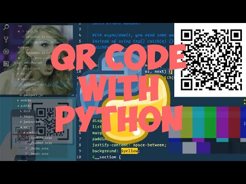 Create Qr Code With Python | Project 1 | ft. SAIF AHMED