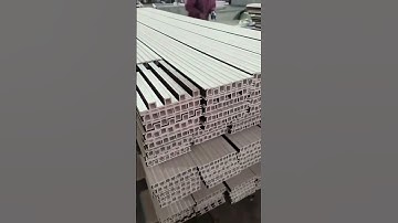 Wpc Wall Panels Factory Process #wpcwallpanel #interiordesign#wpcwallboard#sindodwood