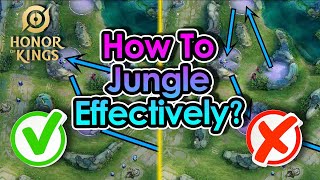 [HOK] The Effective Jungle Rotation To Gain Gold and EXP Faster! | Jungling Guide | King Spade