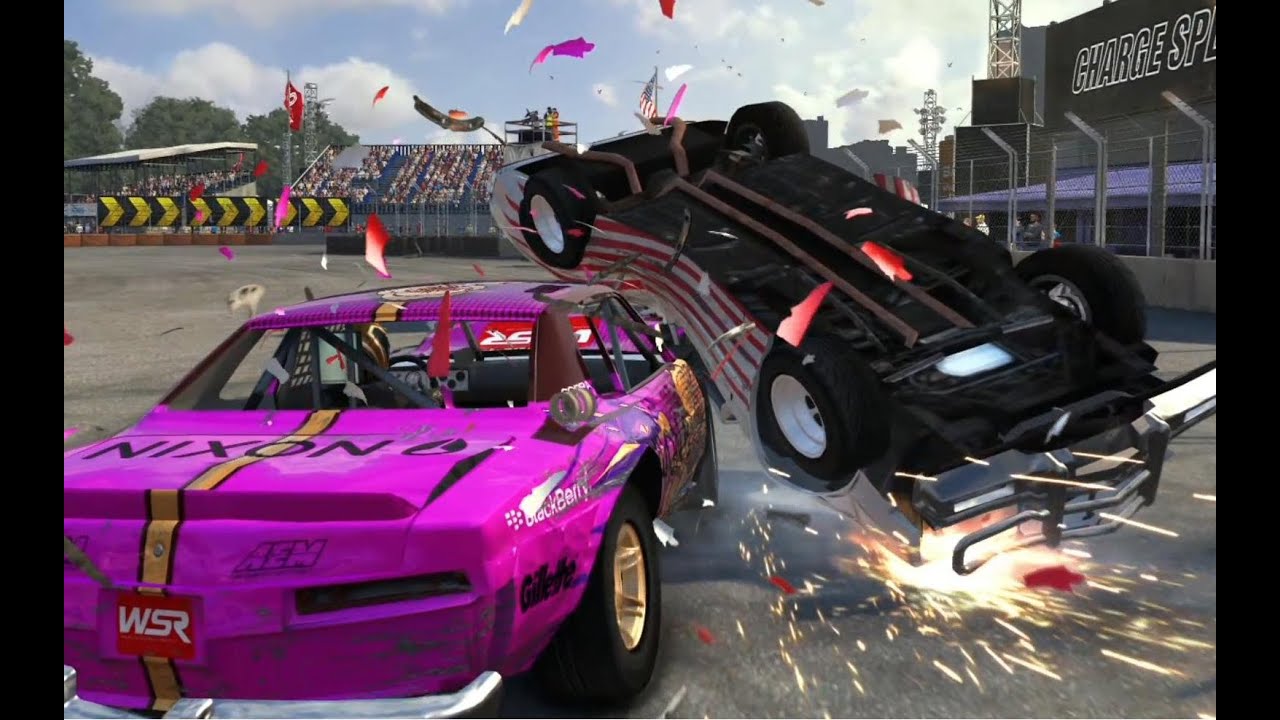 GRID 2 Demolition Derby Crashes Slow Motion 30