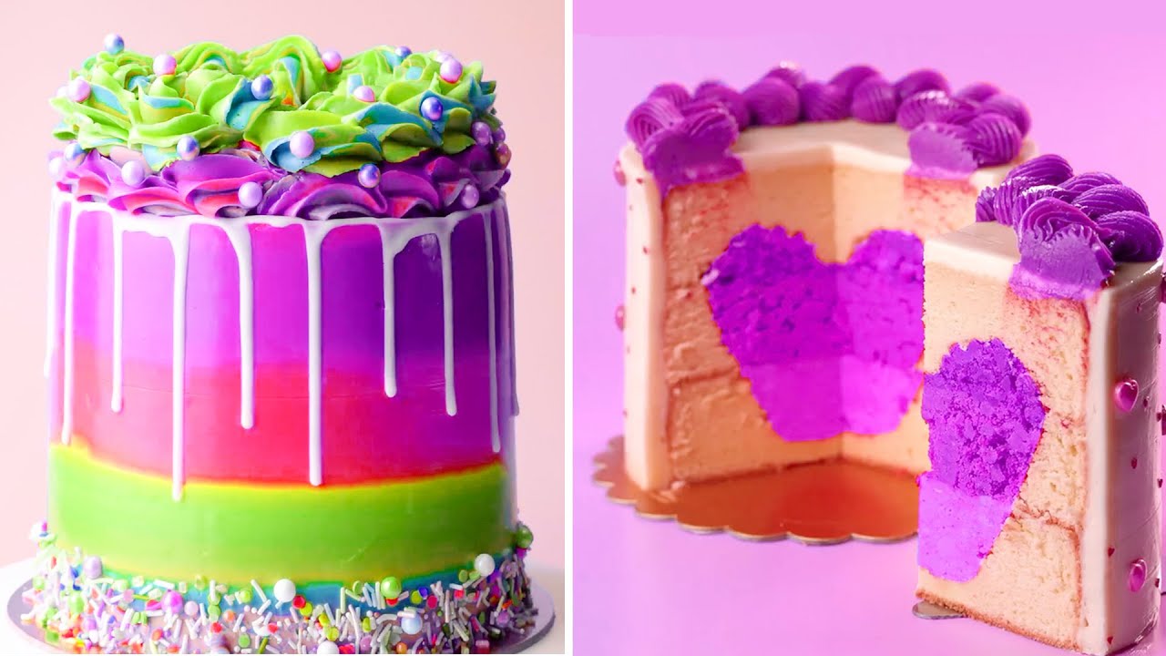 How To Make Colorful Cake Decorating Tutorials  | Amazing Colorful Cake | Perfect Cake Video
