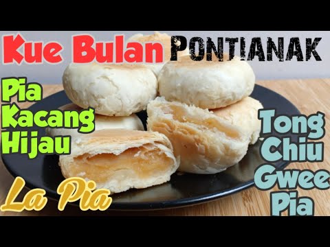 Membuat Kue Bulan Pontianak - Pia Kacang Hijau - Halal