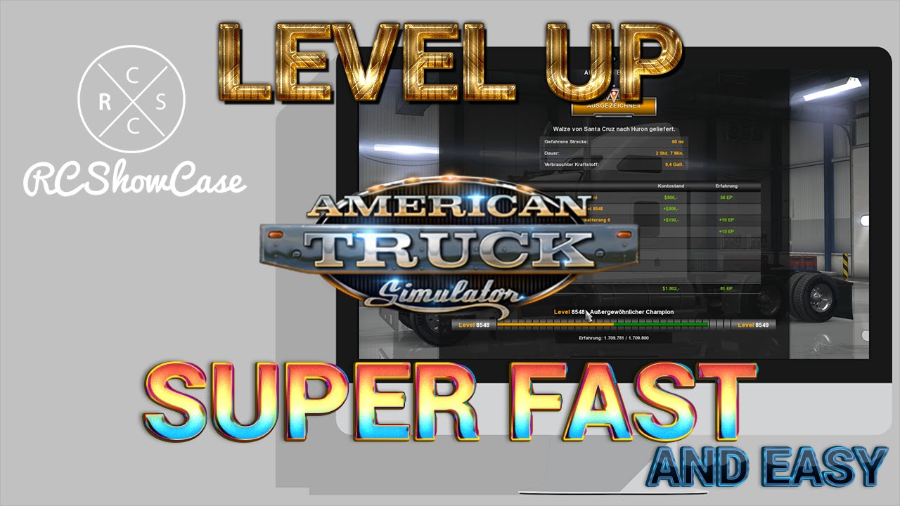 American Truck Simulator Level Cheat YouTube