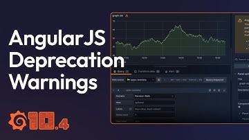 AngularJS Deprecation Warnings in 10.4 | Grafana