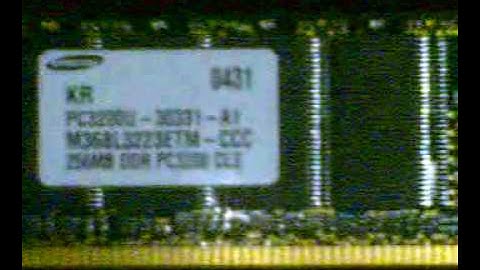 Samsung 256MB DDR PC3200U 30331 A1