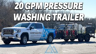 20 GPM Pressure Washing Trailer | Summit Wash Pros LLC | Kansas City, MO
