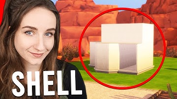 Can I turn this SHELL into a HOUSE..? (SIMS 4 SHELL CHALLENGE)