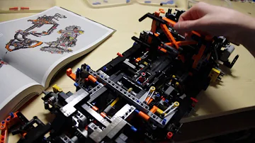 Lego Technic: Porsche 911 GT RS - 42056-1 (2016) Build Timelapse