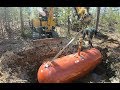 Burying a propane tank for a generator