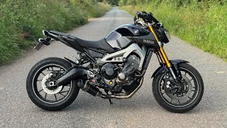2015 Yamaha MT09 Walkaround Exhaust Sound
