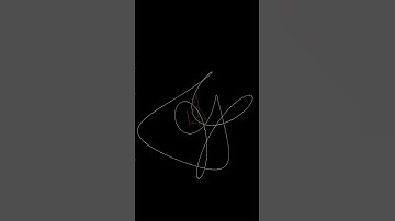 Dynamic curve - Random Closed Curve Generation #Shorts #maths  #Curve