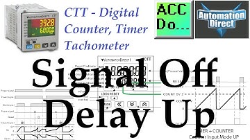 CTT Signal Off Delay Up - Counter Timer Modes