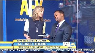 Alfonso Ribeiro - Chats Americas Funniest Videos & DWTS - GMA