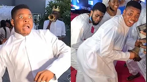 This Will Make u Laugh! Woli Agba Steal The Show With His Funny Dance Moves At The Prophetess Movie