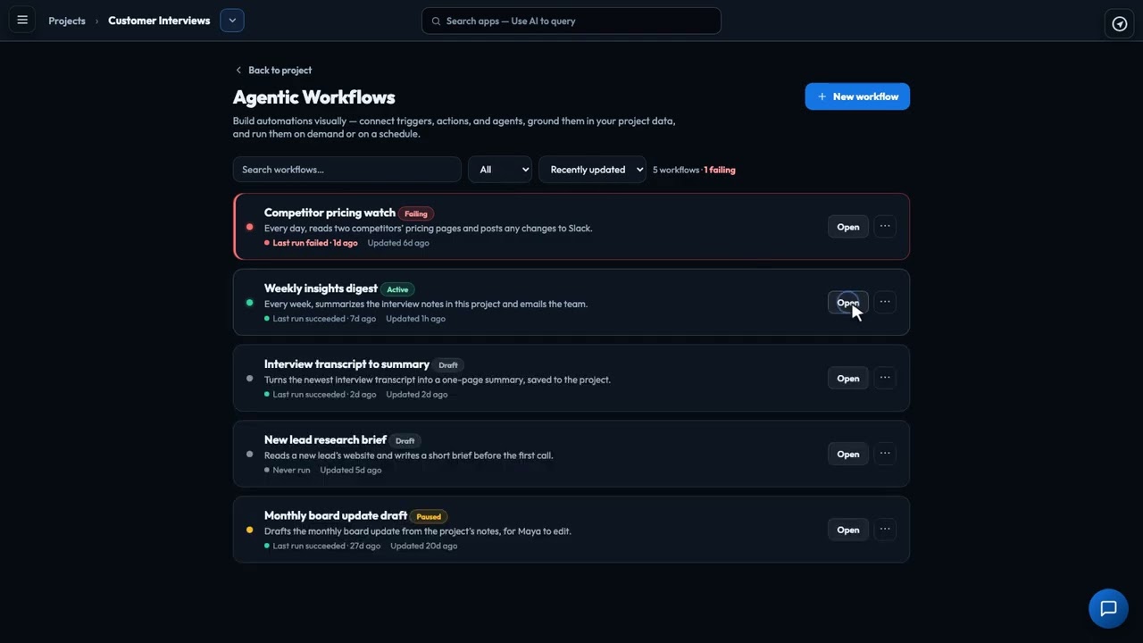 Video thumbnail: Agentic Workflows