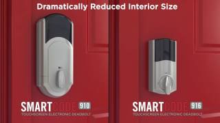 SmartCode 916 Touchscreen Electronic Deadbolt by Kwikset – Security features and functionality