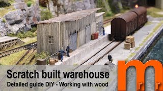 Model a realistic harbour warehouse