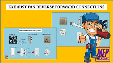 Exhaust Fan Reverse Forward Connection / Reversible Exhaust Fan Connection with Two Way Switch
