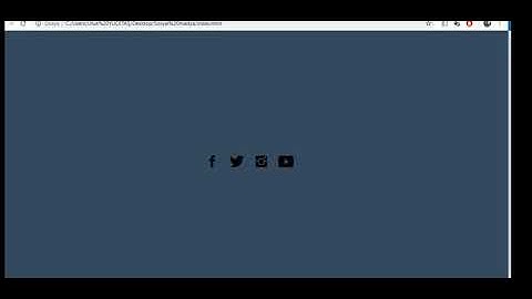 Html ve css kullanarak sosyal medya butonu yapımı.