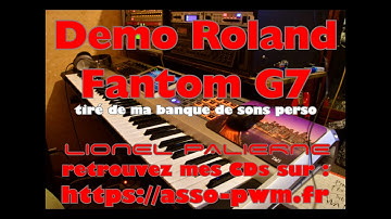 demo roland fantom g7