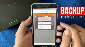 D-Link | Backup Wi-Fi Router Configuration Using Mobile