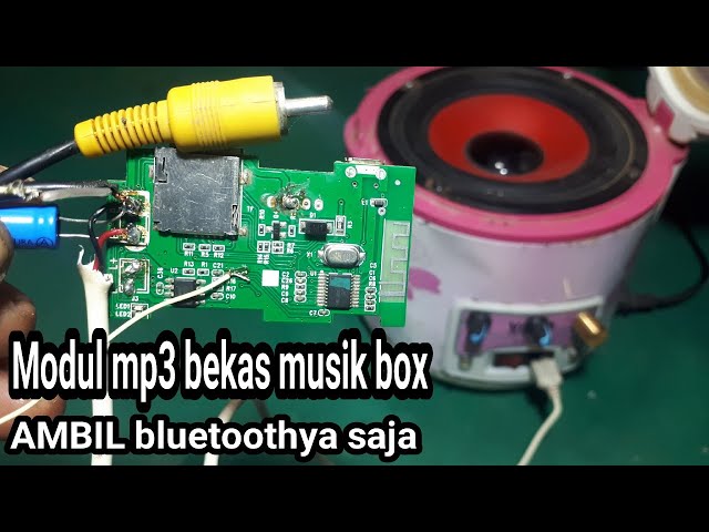 Amazing way to install Bluetooth from a used mini speaker box class=
