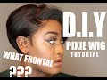 How To Make A Pixie Wig With A Frontal