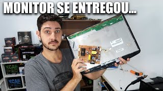 MEU MONITOR ESTRAGOU DO NADA, EM BUSCA DA SOLUÇÃO! PT.1