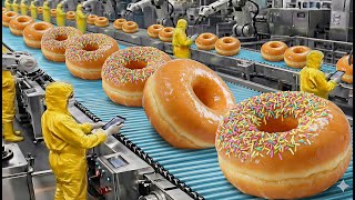 Sold Out Every Day! Amazing Donut Master Making American-Style Donuts in Factory (FULL PROCESS)…