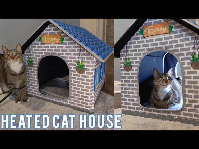 HEATED CAT HOUSE #Unboxing u0026 #Review - YouTube