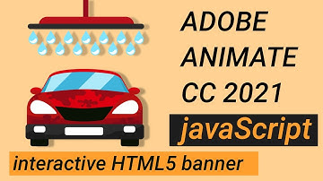 Adobe Animate CC 2021 - HTML5 interactive banner tutorial - JavaScript (banner 2)