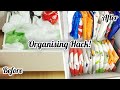 Organising Hack - Folding Carrier Bags