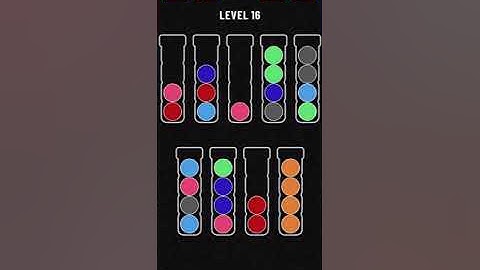 Ball Sort Puzzle level 16
