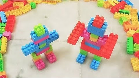 Satisfying DIY/Robot ASMR Building Blocks/block game Lego block #asmr#asmrsounds#buildingblocks
