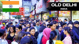 Walking in India - Old Delhi Street Market | Chandni Chowk Market, Chawri Bazar Delhi
