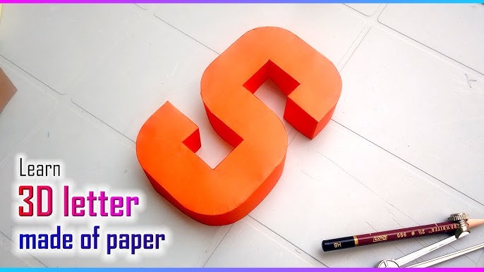 diy foldable cardboard letters｜TikTok Search